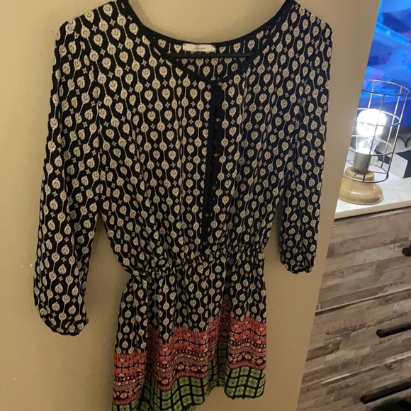 Soprano | Open button 3/4 sleeve Romper S - Picture 3 of 13